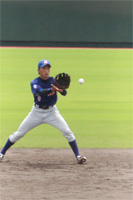 二塁手・鈴木選手